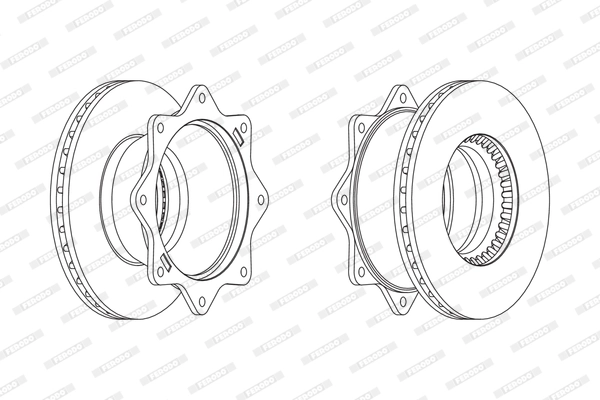 Disque de frein FERODO FCR142A