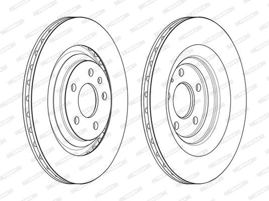 Disque de frein FERODO DDF2546C