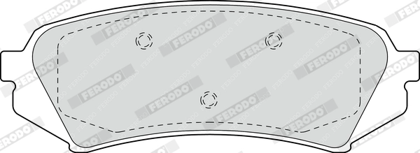 FERODO FDB1457 — Гальмівні колодки, дискові