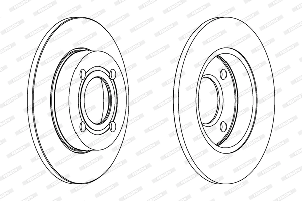 Disque de frein FERODO DDF216