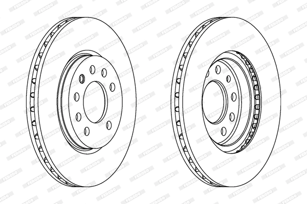 Disque de frein FERODO DDF491