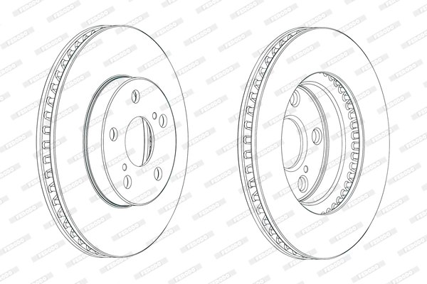 Disque de frein FERODO DDF1882C