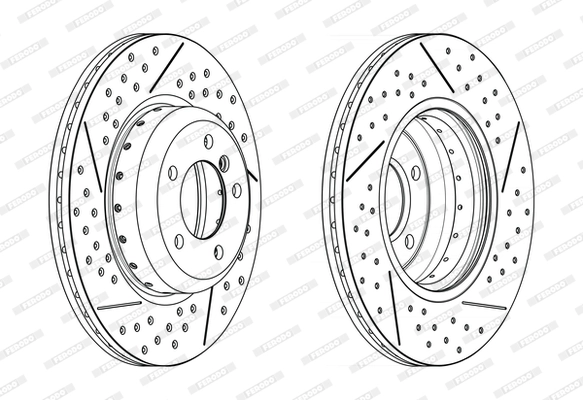 Disque de frein FERODO DDF2618VC-1