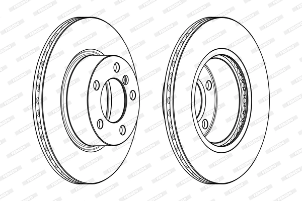 Disque de frein FERODO DDF2195C