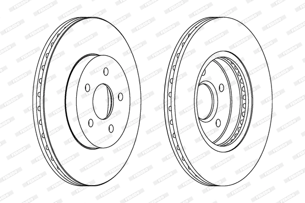 Disque de frein FERODO DDF1125