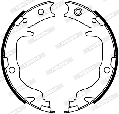 FERODO FSB4059 — Колодки ручного гальма