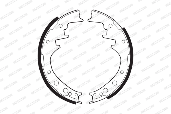 Jeu de mâchoires de frein FERODO FSB171