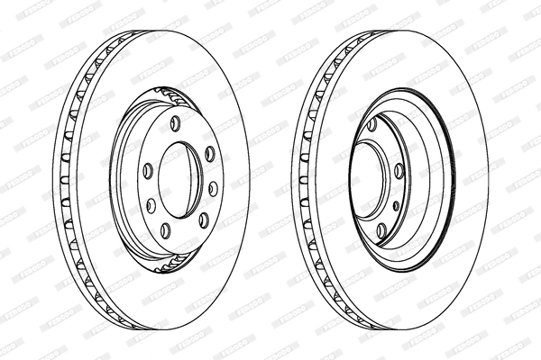 Disque de frein FERODO DDF264