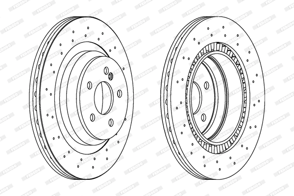 Disque de frein FERODO DDF1669C-1