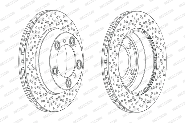 Disque de frein FERODO DDF2012C