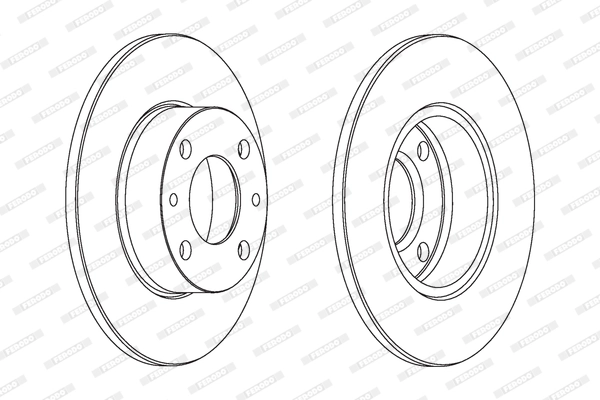Disque de frein FERODO DDF083