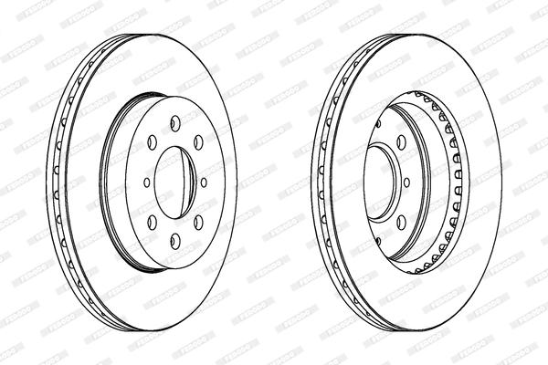 Disque de frein FERODO DDF261