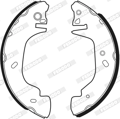 Jeu de mâchoires de frein FERODO FSB542