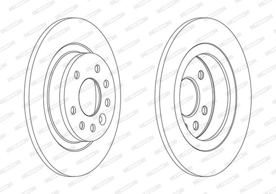 Disque de frein FERODO DDF1877C