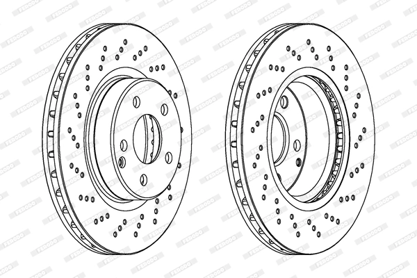 Disque de frein FERODO DDF1427