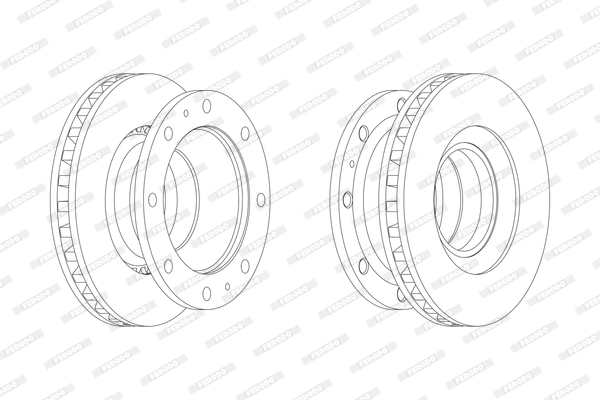 Disque de frein FERODO FCR110A