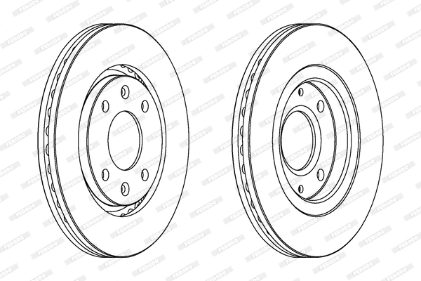 Disque de frein FERODO DDF870