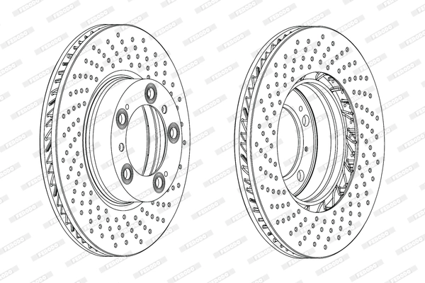 Disque de frein FERODO DDF2020RC-1