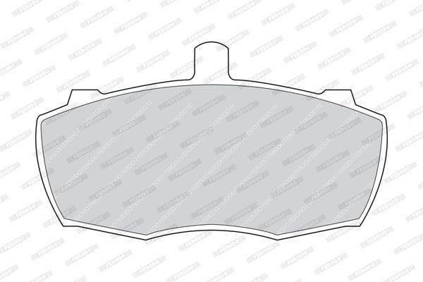 Kit de plaquettes de frein, frein à disque FERODO FVR836