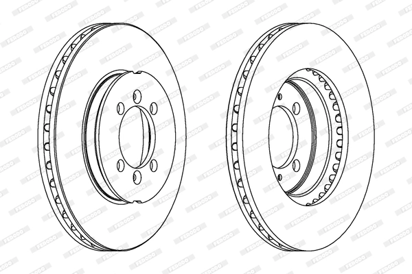 Disque de frein FERODO DDF189