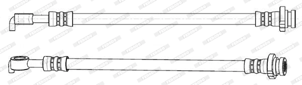 Flexible de frein FERODO FHY2736
