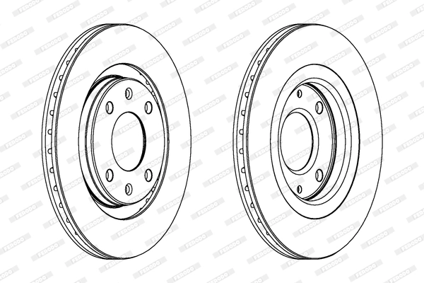 Disque de frein FERODO DDF192C