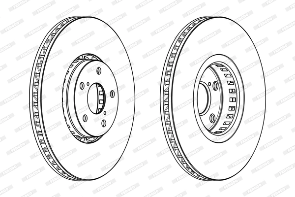 Disque de frein FERODO DDF1957LC-1