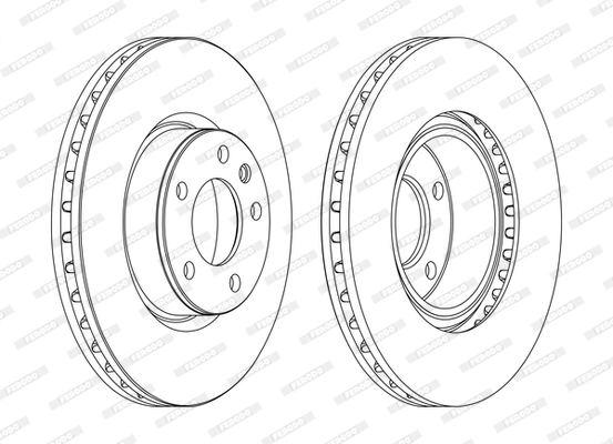 Disque de frein FERODO DDF330C