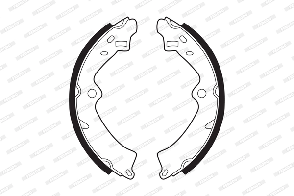 Jeu de mâchoires de frein FERODO FSB260