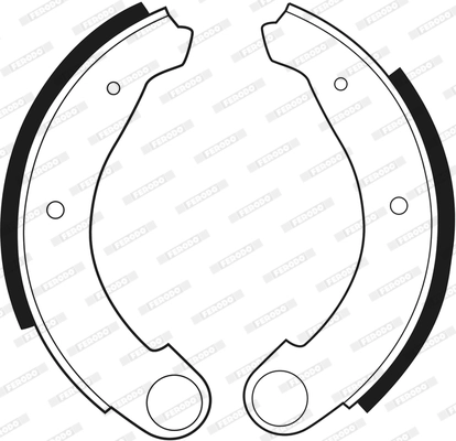 Jeu de mâchoires de frein FERODO FSB51