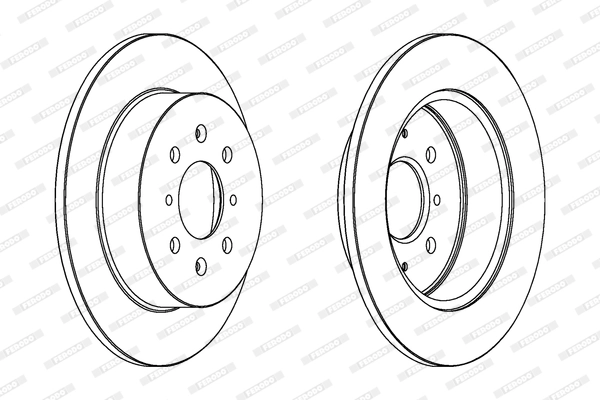 Disque de frein FERODO DDF1466C