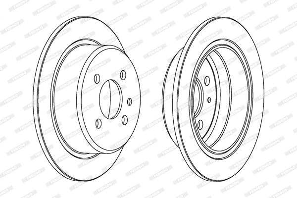 Disque de frein FERODO DDF093