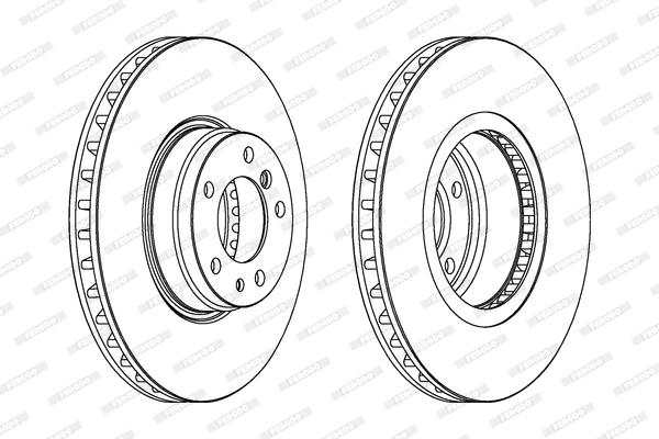 Disque de frein FERODO DDF832C-1