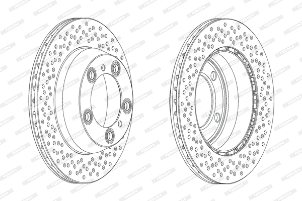 Disque de frein FERODO DDF2028C
