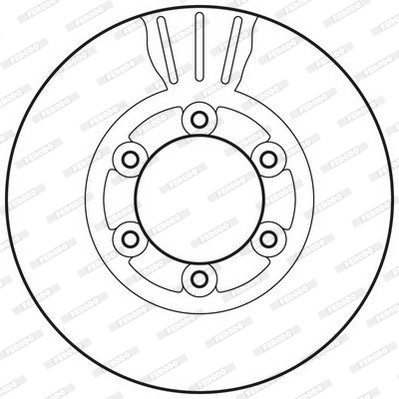 Disque de frein FERODO DDF2161C