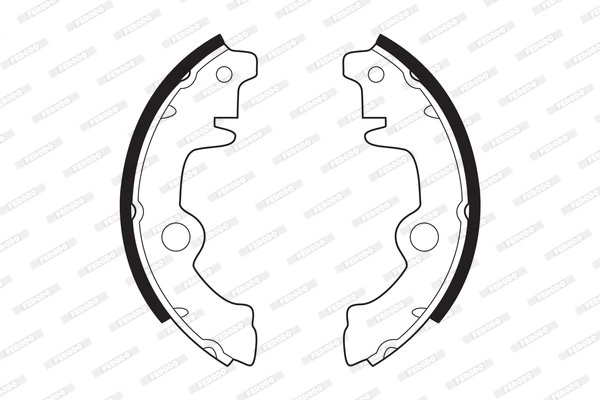 Jeu de mâchoires de frein FERODO FSB22