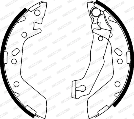 Jeu de mâchoires de frein FERODO FSB606