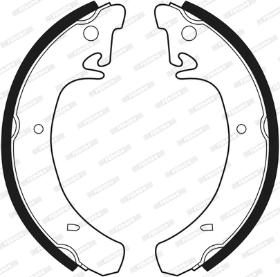 Jeu de mâchoires de frein FERODO FSB240