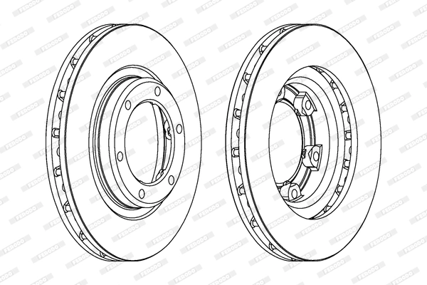 Disque de frein FERODO DDF769