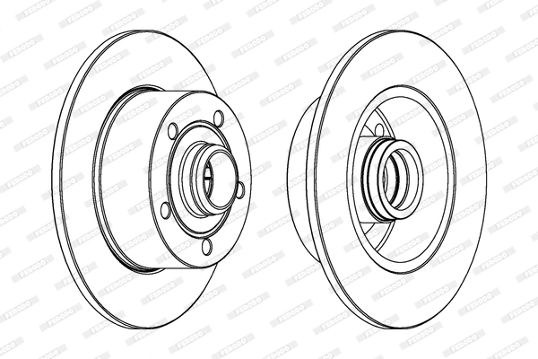 Disque de frein FERODO DDF830C-1