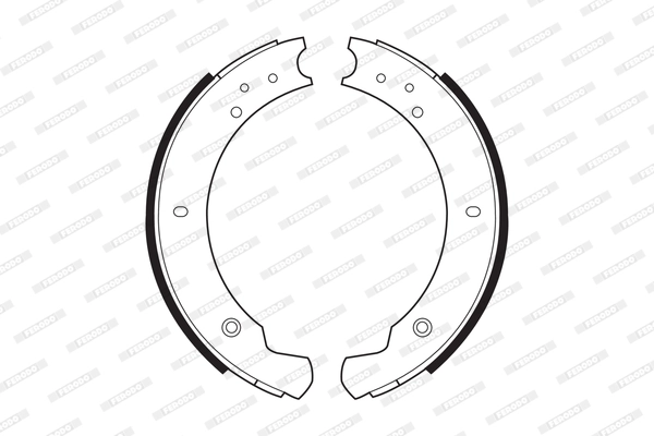 Jeu de mâchoires de frein FERODO FSB365