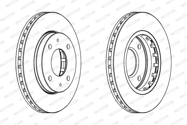 Disque de frein FERODO DDF1270