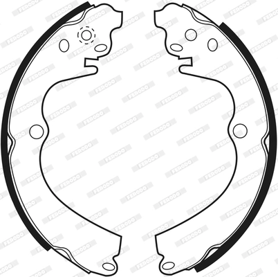 Jeu de mâchoires de frein FERODO FSB339