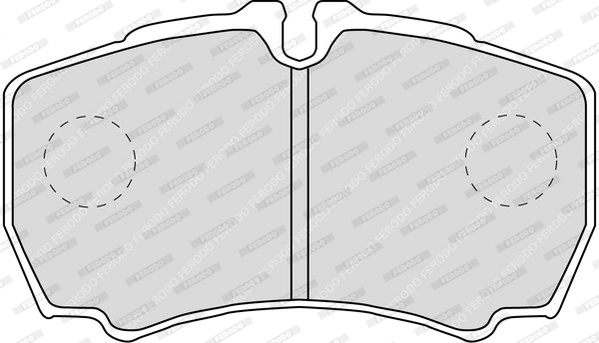 Kit de plaquettes de frein, frein à disque FERODO FVR1405