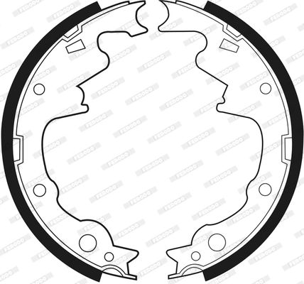Jeu de mâchoires de frein FERODO FSB466