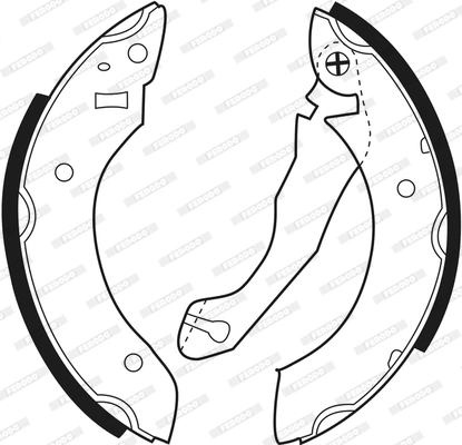 Jeu de mâchoires de frein FERODO FSB164