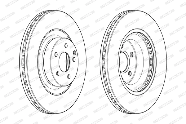 Disque de frein FERODO DDF1905C-1