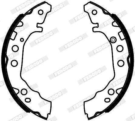 Jeu de mâchoires de frein FERODO FSB4127