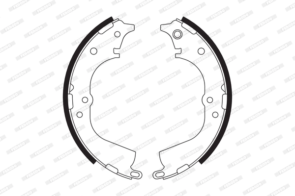 Jeu de mâchoires de frein FERODO FSB563