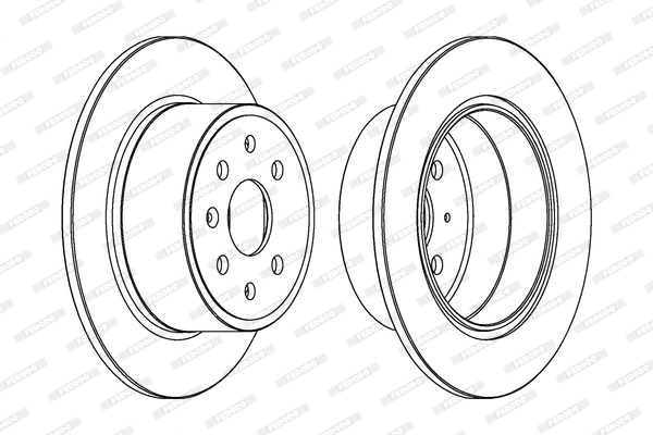 Disque de frein FERODO DDF329